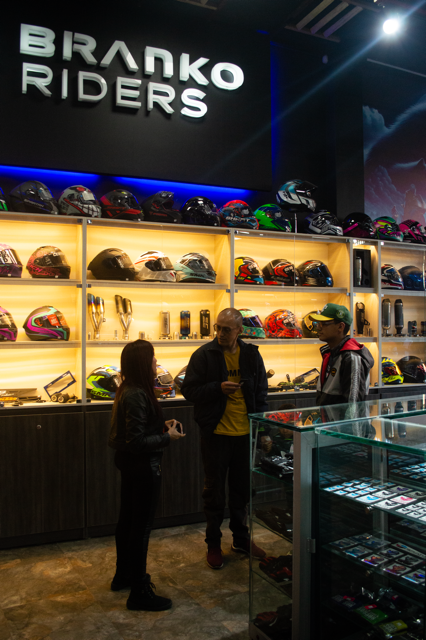 Showroom Branko Riders - Zona de atención
